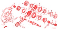 HAUPTWELLE  für Honda JAZZ 1.2 LSI 5 Türen 5 gang-Schaltgetriebe 2013