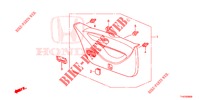 HECKKLAPPENVERKLEIDUNG/ TAFELVERKLEIDUNG, HINTEN(2D)  für Honda JAZZ 1.2 LSI 5 Türen 5 gang-Schaltgetriebe 2013
