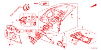 INSTRUMENT, ZIERSTUECK (COTE DE CONDUCTEUR) (LH) für Honda JAZZ 1.2 LSI 5 Türen 5 gang-Schaltgetriebe 2013