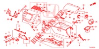 INSTRUMENT, ZIERSTUECK (COTE DE PASSAGER) (LH) für Honda JAZZ 1.2 LSI 5 Türen 5 gang-Schaltgetriebe 2013