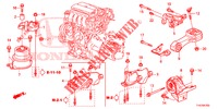 MOTORBEFESTIGUNG (MT) für Honda JAZZ 1.2 LSI 5 Türen 5 gang-Schaltgetriebe 2013