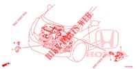MOTORKABELBAUM, STREBE(1.7L)(RH)  für Honda JAZZ 1.2 LSI 5 Türen 5 gang-Schaltgetriebe 2013