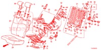 RUECKSITZ/SITZGURT, (G.) (1) für Honda JAZZ 1.2 LSI 5 Türen 5 gang-Schaltgetriebe 2013