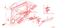 TUERVERKLEIDUNG, VORNE (LH) für Honda JAZZ 1.2 LSI 5 Türen 5 gang-Schaltgetriebe 2013