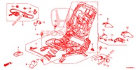 VORNE SITZKOMPONENTEN (G.) (2) für Honda JAZZ 1.2 LSI 5 Türen 5 gang-Schaltgetriebe 2013