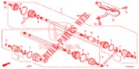 ANTRIEBSWELLE, VORNE/ HALBWELLE (1) für Honda JAZZ 1.2 S 5 Türen 5 gang-Schaltgetriebe 2013