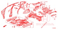 BODEN/INNENBLECHE  für Honda JAZZ 1.2 S 5 Türen 5 gang-Schaltgetriebe 2013