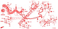 BREMSLEITUNG/SCHLAUCH (LH) (VSA) für Honda JAZZ 1.2 S 5 Türen 5 gang-Schaltgetriebe 2013