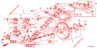 HAUPTBREMSZYLINDER/MASTER POWER (LH) für Honda JAZZ 1.2 S 5 Türen 5 gang-Schaltgetriebe 2013