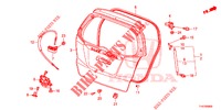 HECKKLAPPENPLATTE(2D)  für Honda JAZZ 1.2 S 5 Türen 5 gang-Schaltgetriebe 2013