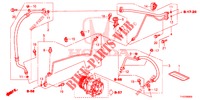 KLIMAANLAGE (FLEXIBLES/TUYAUX) (LH) für Honda JAZZ 1.2 S 5 Türen 5 gang-Schaltgetriebe 2013
