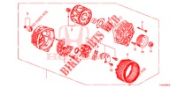 LICHTMASCHINE (MITSUBISHI) für Honda JAZZ 1.2 S 5 Türen 5 gang-Schaltgetriebe 2013
