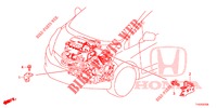 MOTORKABELBAUM, STREBE(1.7L)(RH)  für Honda JAZZ 1.2 S 5 Türen 5 gang-Schaltgetriebe 2013