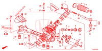 SERVOLENKGETRIEBE (LH) für Honda JAZZ 1.2 S 5 Türen 5 gang-Schaltgetriebe 2013
