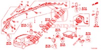 SRS EINHEIT (LH) für Honda JAZZ 1.2 S 5 Türen 5 gang-Schaltgetriebe 2013