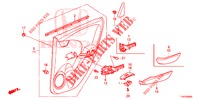 TUERVERKLEIDUNG, HINTEN(4D)  für Honda JAZZ 1.2 S 5 Türen 5 gang-Schaltgetriebe 2013