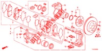 VORDERRADBREMSE  für Honda JAZZ 1.2 S 5 Türen 5 gang-Schaltgetriebe 2013