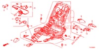 VORNE SITZKOMPONENTEN (D.) (2) für Honda JAZZ 1.2 S 5 Türen 5 gang-Schaltgetriebe 2013