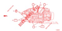 GUMMITUELLE (INFERIEUR) für Honda JAZZ 1.2 LSH 5 Türen 5 gang-Schaltgetriebe 2014