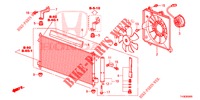 KLIMAANLAGE (CONDENSATEUR) für Honda JAZZ 1.2 LSH 5 Türen 5 gang-Schaltgetriebe 2014