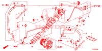 KLIMAANLAGE (FLEXIBLES/TUYAUX) (LH) für Honda JAZZ 1.2 LSH 5 Türen 5 gang-Schaltgetriebe 2014