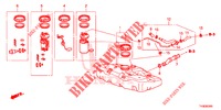 KRAFTSTOFFTANK  für Honda JAZZ 1.2 LSH 5 Türen 5 gang-Schaltgetriebe 2014