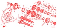 NEBENWELLE  für Honda JAZZ 1.2 LSH 5 Türen 5 gang-Schaltgetriebe 2014