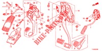 PEDAL (LH) für Honda JAZZ 1.2 LSH 5 Türen 5 gang-Schaltgetriebe 2014