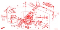 SERVOLENKGETRIEBE (LH) für Honda JAZZ 1.2 LSH 5 Türen 5 gang-Schaltgetriebe 2014