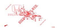 VORDERER HILFSRAHMEN  für Honda JAZZ 1.2 LSH 5 Türen 5 gang-Schaltgetriebe 2014