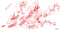 VORDERSITZ/SITZGURTE (D.) (1) für Honda JAZZ 1.2 LSH 5 Türen 5 gang-Schaltgetriebe 2014