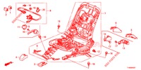 VORNE SITZKOMPONENTEN (D.) (2) für Honda JAZZ 1.2 LSH 5 Türen 5 gang-Schaltgetriebe 2014