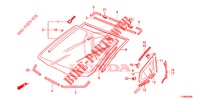 WINDSCHUTZSCHEIBE, VORNE/ HECKFENSTER  für Honda JAZZ 1.2 LSH 5 Türen 5 gang-Schaltgetriebe 2014