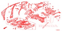 BODEN/INNENBLECHE  für Honda JAZZ 1.2 LSI 5 Türen 5 gang-Schaltgetriebe 2014