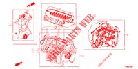 DICHTUNG SATZ/ GETRIEBE KOMPL.  für Honda JAZZ 1.2 LSI 5 Türen 5 gang-Schaltgetriebe 2014