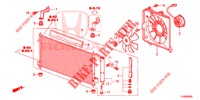 KLIMAANLAGE (CONDENSATEUR) für Honda JAZZ 1.2 LSI 5 Türen 5 gang-Schaltgetriebe 2014