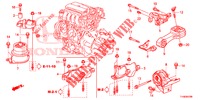 MOTORBEFESTIGUNG (MT) für Honda JAZZ 1.2 LSI 5 Türen 5 gang-Schaltgetriebe 2014