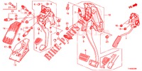 PEDAL (LH) für Honda JAZZ 1.2 LSI 5 Türen 5 gang-Schaltgetriebe 2014