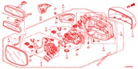SPIEGEL/SCHIEBEDACH (COMMANDE A DISTANCE) für Honda JAZZ 1.2 LSI 5 Türen 5 gang-Schaltgetriebe 2014