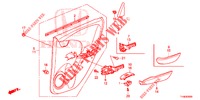 TUERVERKLEIDUNG, HINTEN(4D)  für Honda JAZZ 1.2 LSI 5 Türen 5 gang-Schaltgetriebe 2014