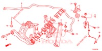 UNTERER ARM, VORNE/ STABILISATORFEDER  für Honda JAZZ 1.2 LSI 5 Türen 5 gang-Schaltgetriebe 2014