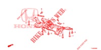 VORDERER HILFSRAHMEN  für Honda JAZZ 1.2 LSI 5 Türen 5 gang-Schaltgetriebe 2014