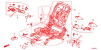 VORNE SITZKOMPONENTEN (G.) (2) für Honda JAZZ 1.2 LSI 5 Türen 5 gang-Schaltgetriebe 2014