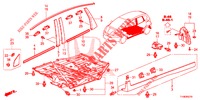 ZIERLEISTE/SCHUTZ  für Honda JAZZ 1.2 LSI 5 Türen 5 gang-Schaltgetriebe 2014