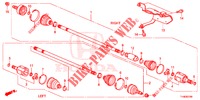 ANTRIEBSWELLE, VORNE/ HALBWELLE (1) für Honda JAZZ 1.2 S 5 Türen 5 gang-Schaltgetriebe 2014
