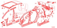 AUSSENBLECHE/TAFEL, HINTEN  für Honda JAZZ 1.2 S 5 Türen 5 gang-Schaltgetriebe 2014