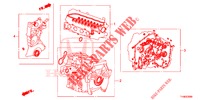 DICHTUNG SATZ/ GETRIEBE KOMPL.  für Honda JAZZ 1.2 S 5 Türen 5 gang-Schaltgetriebe 2014