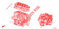 DICHTUNG SATZ/MOTOREINHEIT/GETRIEBE KOMPL.  für Honda JAZZ 1.2 S 5 Türen 5 gang-Schaltgetriebe 2014