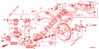 HAUPTBREMSZYLINDER/MASTER POWER (LH) für Honda JAZZ 1.2 S 5 Türen 5 gang-Schaltgetriebe 2014