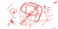 HECKKLAPPENPLATTE(2D)  für Honda JAZZ 1.2 S 5 Türen 5 gang-Schaltgetriebe 2014